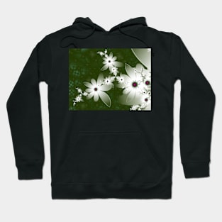 White Flowers Hoodie